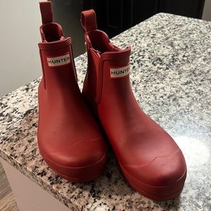 Chelsea Hunter Rain boots Red